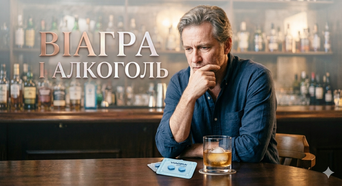 Чи можна приймати Віагру з алкоголем
