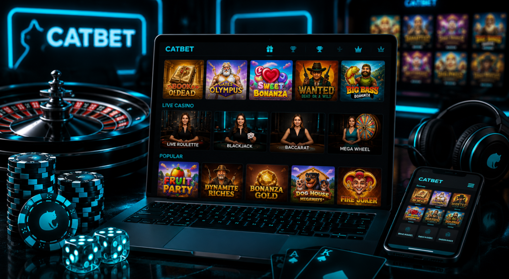 Які ігри пропонує онлайн казино CAT BET
